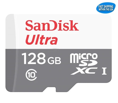 SANDISK ULTRA MICRO SDXC UHS-I 128GB SPEED UP TO 100 MB/S WITHOUT ADAPTER
