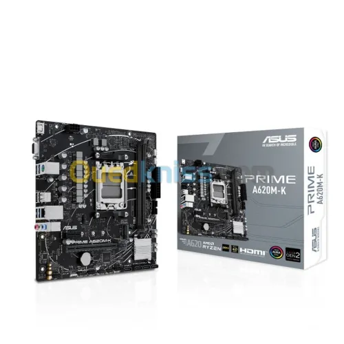 CARTE MERE ASUS PRIME A620M-K SOCKET AM5 90MB1F40-M0EAY0