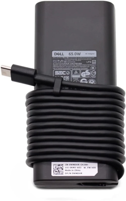CHARGEUR DELL ORIGINAL 65W 20V 3.25A TYPE C CN-0VT148-LOC00