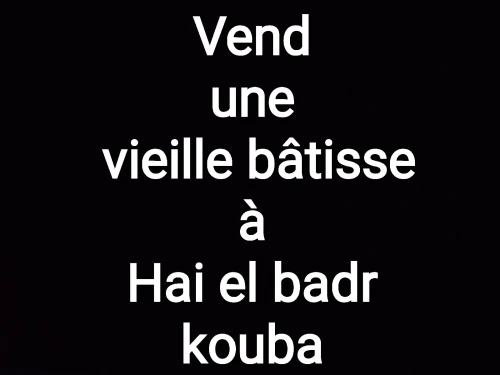 Vente Terrain Alger Kouba
