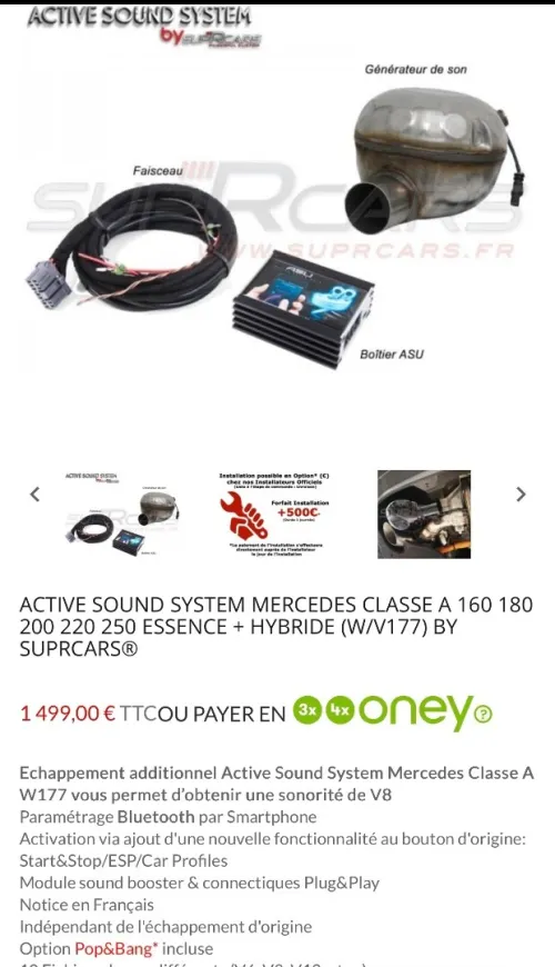 Active Sound Système 