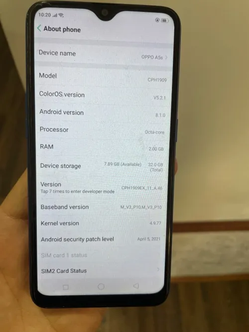 Oppo A5s A5s
