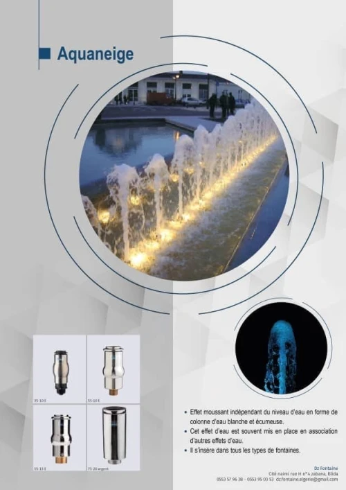  fontaines et jets d'eau