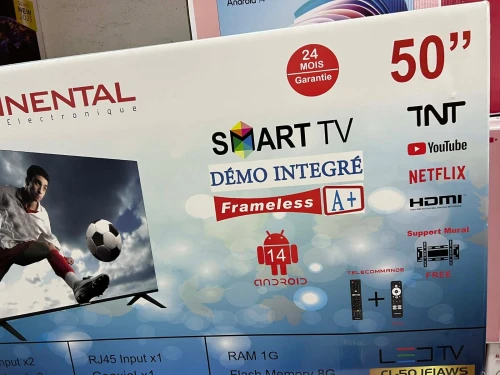 SUPER PROMO TV 50 pouces continental smart android