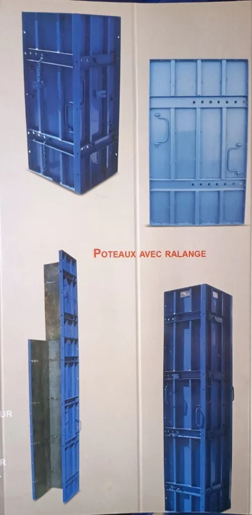 Coffrage métalliques poteaux et voiles 