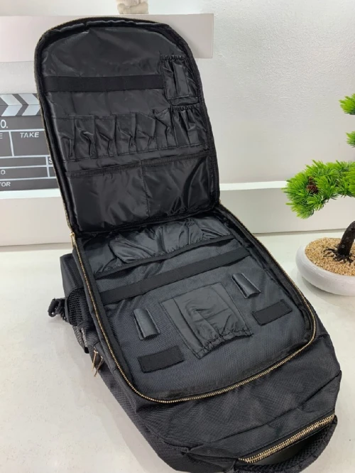  Trousse de coiffeur professionnel avec support pour produits de toilette et accessoires  