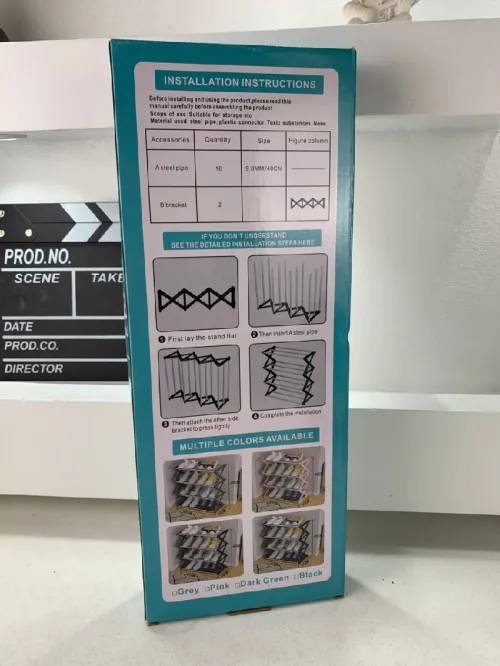  Organisateur de chaussures à 4 niveaux