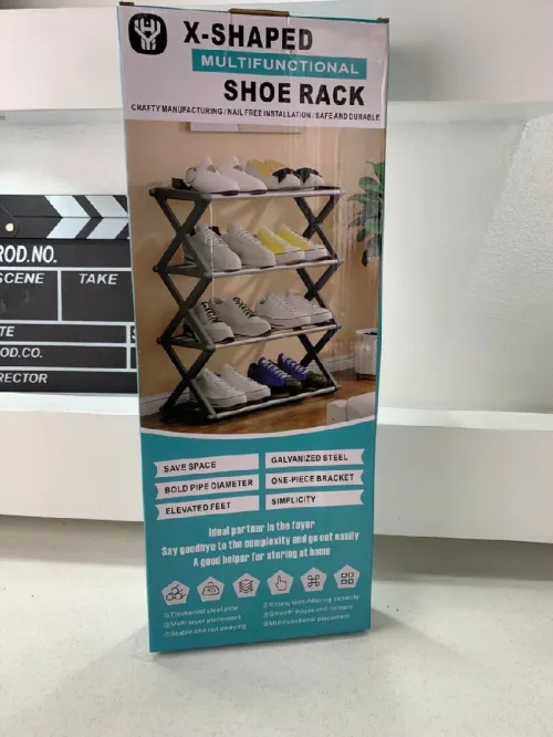  Organisateur de chaussures à 4 niveaux