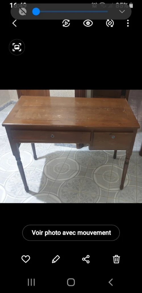 Bureau + 02 chaises