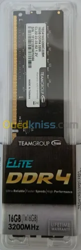 DDRAM 16GB DDR4 TEAMGROUP ELITE PC3200 (PC DE BUREAU)