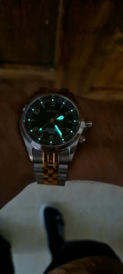 MYTHIQUE SEIKO ALPINIST .. JDM FULL SET + FACTURE D'ACHAT AU JAPON LA SEULE ET UNIQUE EN ALGERIE