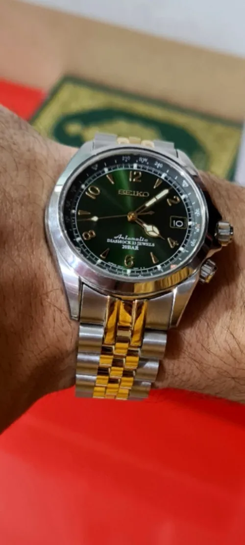 MYTHIQUE SEIKO ALPINIST .. JDM FULL SET + FACTURE D'ACHAT AU JAPON LA SEULE ET UNIQUE EN ALGERIE