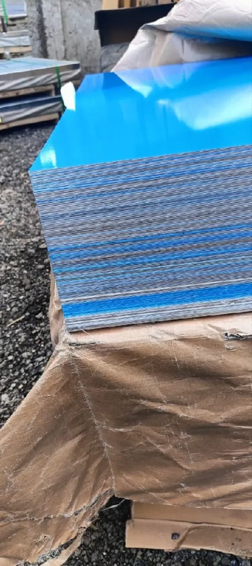  Tôle aluminium striée et plat et inox
