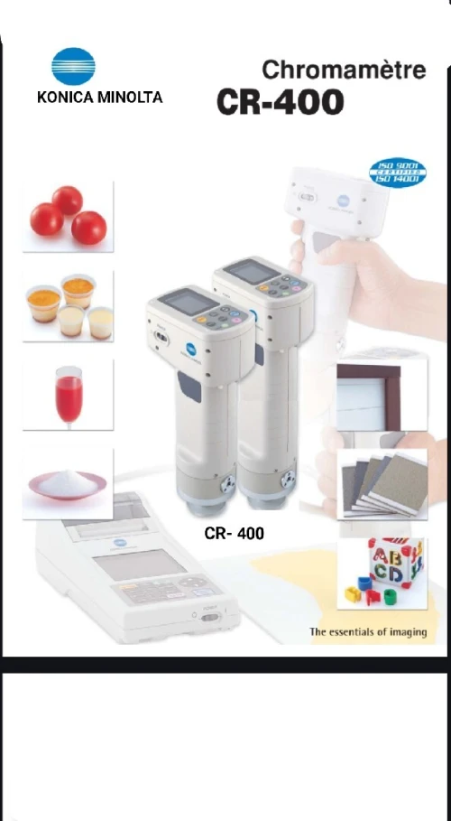Colorimètre portable pour mesurer la couleur des matériaux