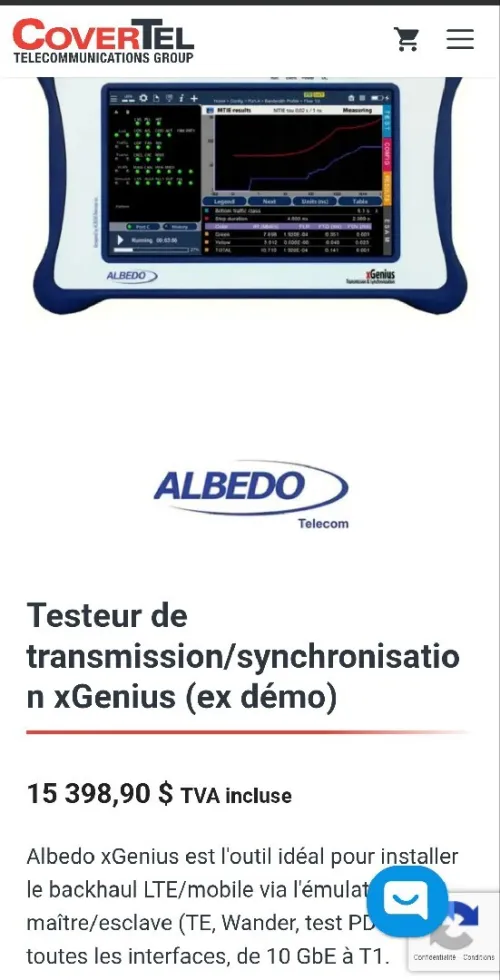 testeur de réseau Ethernet multi-technologies - ALBEDO xGenius