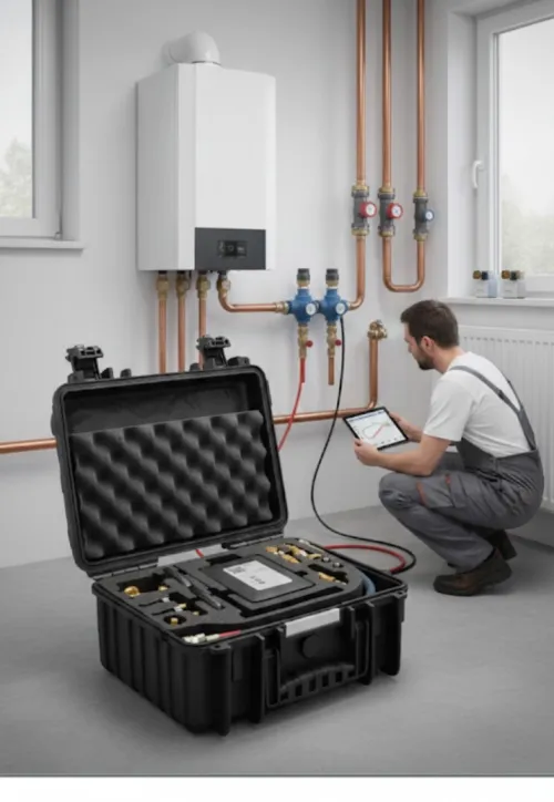 Appareil de mesure d'équilibrage hydraulique CVC OVENTROP OV-DMC 3 avec fonction WIFI