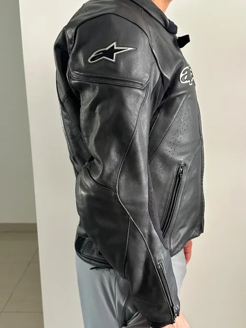 veste en cuir  motard ALPINESTARS neuve