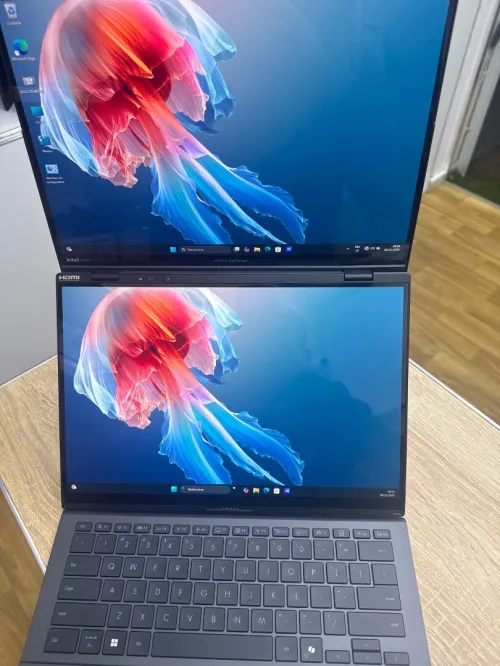 ASUS ZENBOOK DUO UX8406CA OLED 2025 INTEL CORE ULTRA 9 285H 32GO DDR5X 7467MHZ 4TB SSD NVME 3K OLED