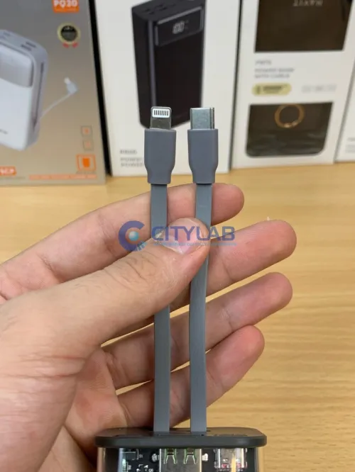 Power Bank HAVIT (LDNIO/SIYOTEAM) 1000mAh avec AFFICHEUR (01USB + 01Type C) Transparent PB94
