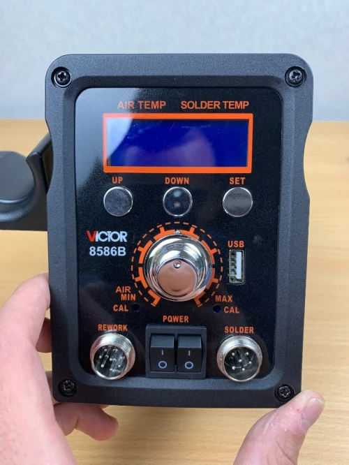 Station de Soudage / Soldering Station VICTOR 8586B  (Air chaud + Fer a souder)