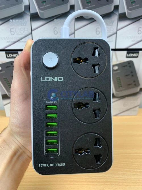 Multiprises LDNIO SC3604 (03Prises Anglaise + 06USB)