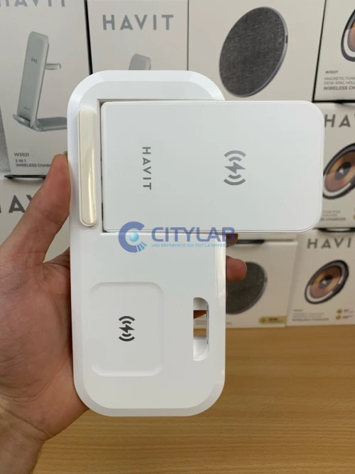 Chargeur HAVIT W3020 WIRELESS 3in1 15W ( compatible with 10w . 7.5w and 5w) 