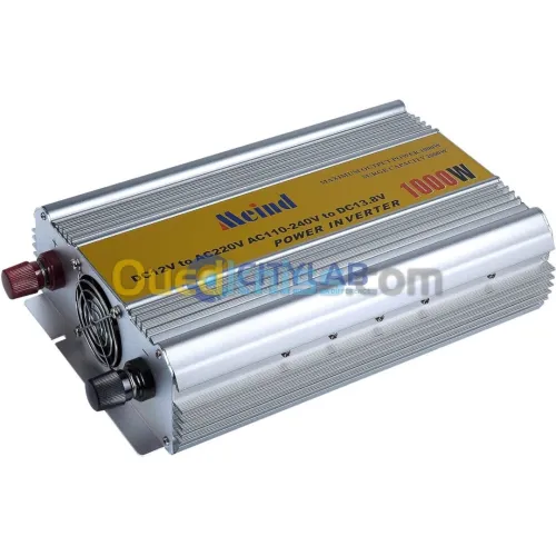 Transformateur de courant / Power Inverter DC 12V-AC 220V Puissance: 1000W