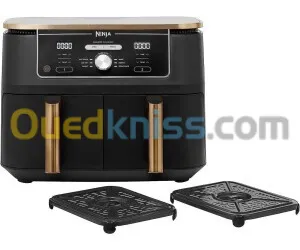 Ninja Friteuse airfry sans huile Foodi MAX Dual Zone AF400EUcp- 2 TIRROIRES