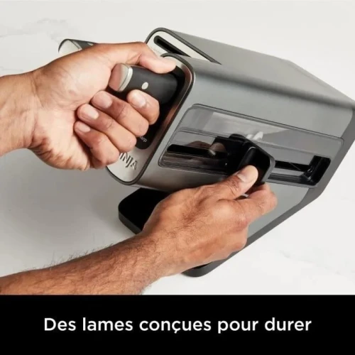 Bloc couteaux NINJA K32006EU Noir - 6 couteaux - acier inoxydable -  Affûteur intégrés