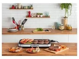 Plancha Tefal Giant Revêtement Antiadhésif, Thermostat Réglable, 12 Personnes 2300 W CB631D10