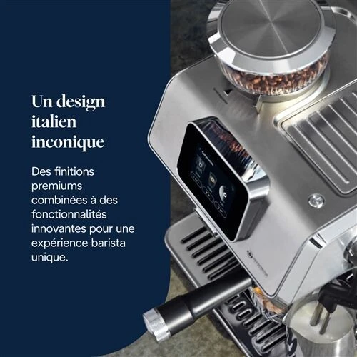 Delonghi Machine a café broyeur barista La Specialista Touch EC9455.M-15 bars- tactile-9 recettes