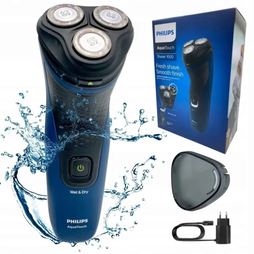 Philips Shaver 1000 S1121 - Rasoir electrique - sans fil - malibu bleu