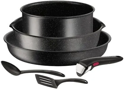 TEFAL INGENIO BLACK STONE Batterie de cuisine 6 PIECES - L3999102 