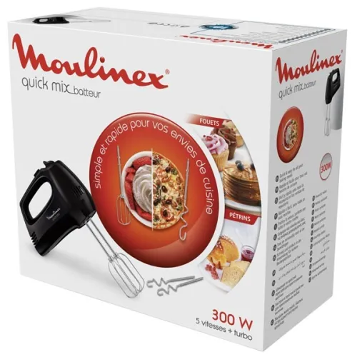 Batteur Quick Mix 300 W - HM31W810 - MOULINEX