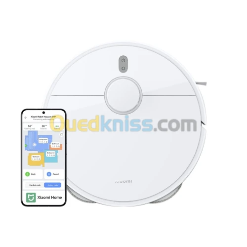 Robot Aspirateur Laveur Xiaomi Vacuum S10+ 2H autonomie 4000PA