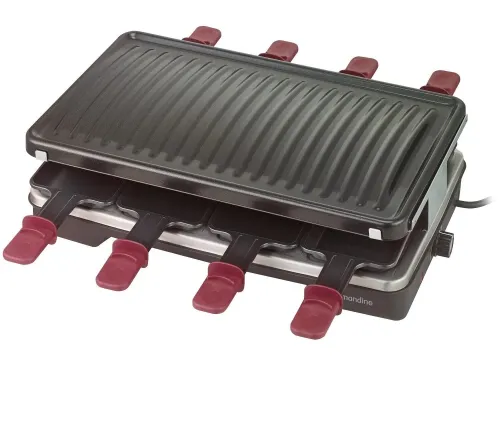 Mandine Appareil à raclette et gril 8 personnes - 1200W - MRG8P1200-23