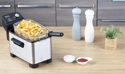 Tefal Friteuse classic fr3380 Easy Pro - 3L capacité - 2200W - 1.2KG- facile a nettoyer- inox