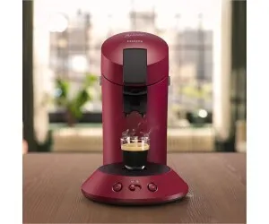 Philips Machine a café capsules 1450W 0.7L Avec Technologie Booster D'Arômes Senseo Plus CSA210