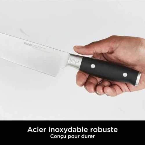 Bloc couteaux NINJA K32006EU Noir - 6 couteaux - acier inoxydable -  Affûteur intégrés