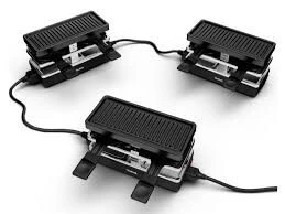 Tefal Raclette/Grill RE2308 Plug & Share 400 W plaque de cuisson Revêtement anti-adhésif