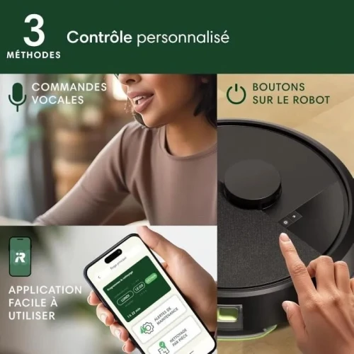 Irobot Aspirateur robot laveur ROOMBA PLUS 405 Noir - 7 000 Pa - Autonomie : 1.45 h - Autowash Dock