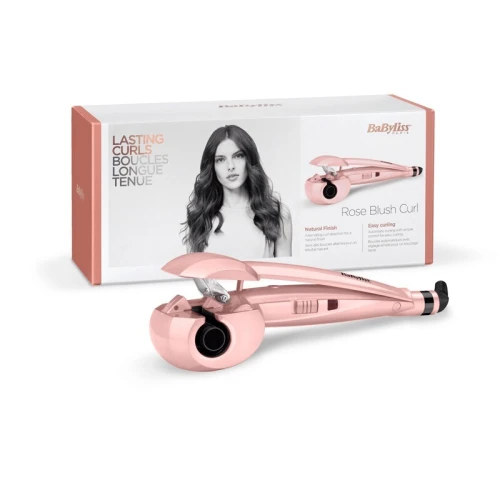 Babyliss Boucleur céramique automatique rose Paris 2664PRE -  185C et 205C