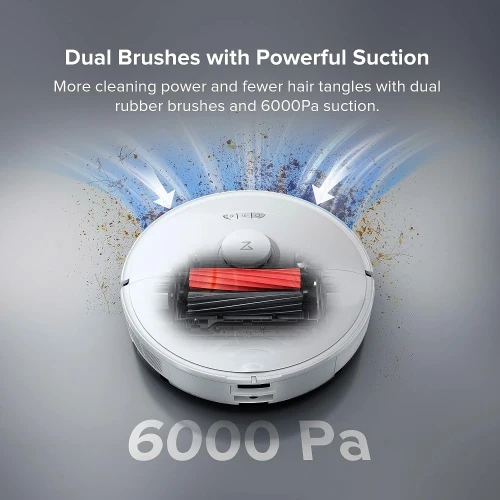 Robot Aspirateur Laveur station de vidange Roborock S8 Pro Ultra blanc/noir -180MIN AUTONOMIE-6000PA