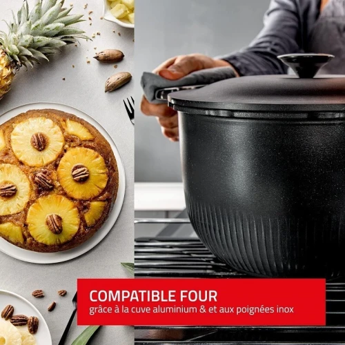 Seb Clipso Tempo 3-in-1 Cocotte-minute- 6l , Faitout, Cocotte a four P4810700