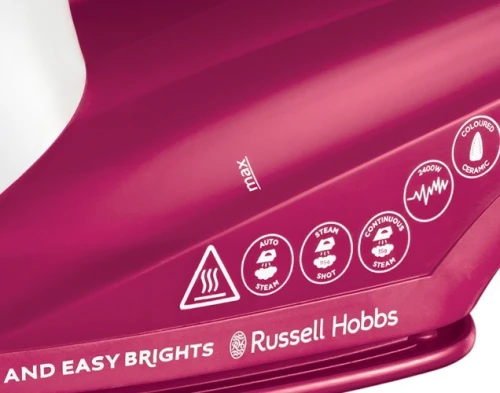 Fer à repasser CERAMIC RUSSELL HOBBS Light & Easy Brights Berry 26480-56 - 2400W
