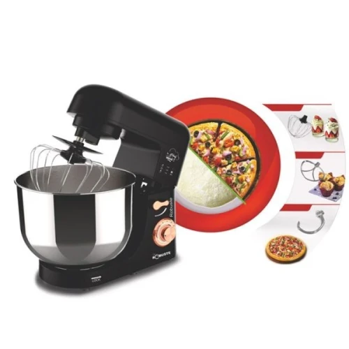 robust Pétrin 8 vitesses 8 Litres 3 KG 1800W - Pro max  GRIS / NOIR