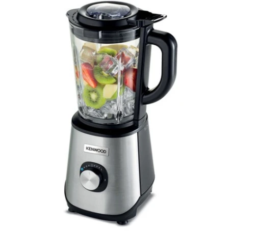 Kenwood Blender en verre - 1000w - inox - 1.5L-2 vitesse - BLM45.240S - mini hachoir inclus