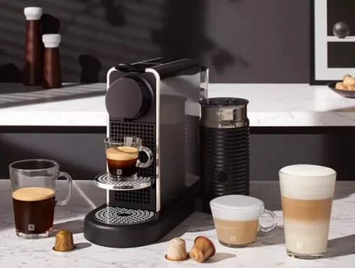 Machine a cafe a capsules nespresso CitiZ et Milk Platinum- 19bar -1L reservoir-xn630d10