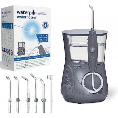 Waterpik Hydropulseur Jet Dentaire-7 Embouts10 Niveaux de Pression,  (WP667)