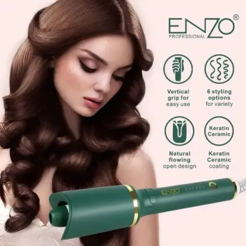 Boucleur automatique ENZO EN-1922 VERT - CERAMIC - 980F